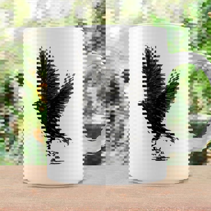 Cuervo Pájaro Cuervo Tatuaje Taza de café Ideas de regalos