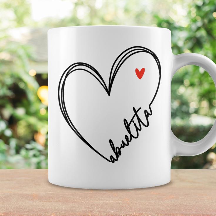 Cute Abuelita With Heart Girl Girls Mom Coffee Mug Gifts ideas