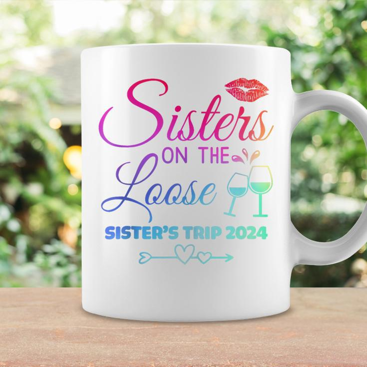 Cute Girls Trip Sisters On The Loose Sisters Trip 2024 Coffee Mug Gifts ideas
