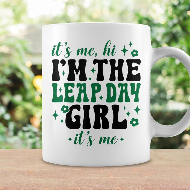 Cute It's Me Hi I'm The Leap Day Girl February 29 Birthday Coffee Mug Gifts ideas