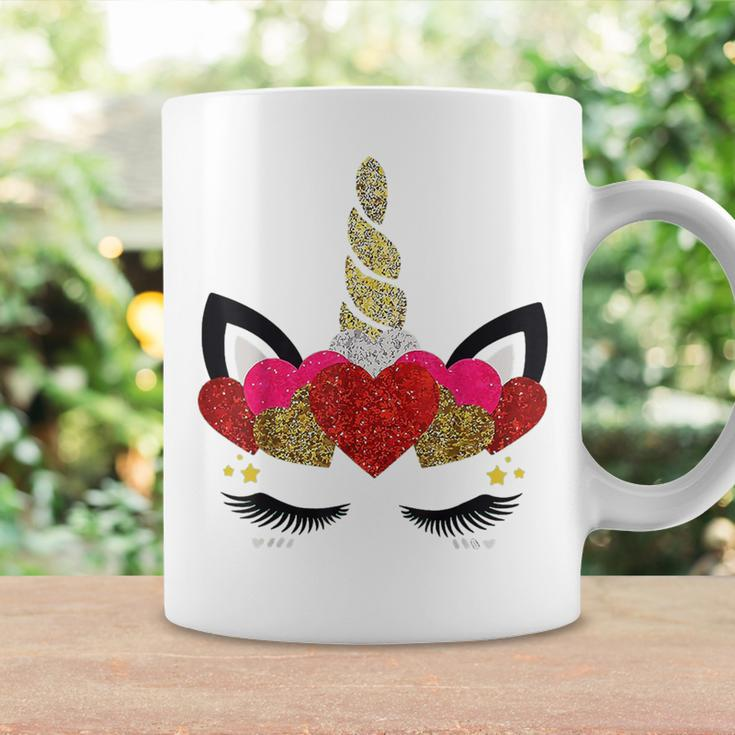Cute Unicorn Heart Valentines Day Girls Kids Coffee Mug Gifts ideas