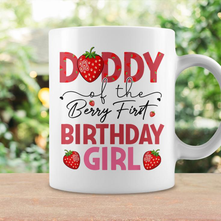 Daddy Of The Berry Sweet One Birthday Strawberry Girl Coffee Mug Gifts ideas
