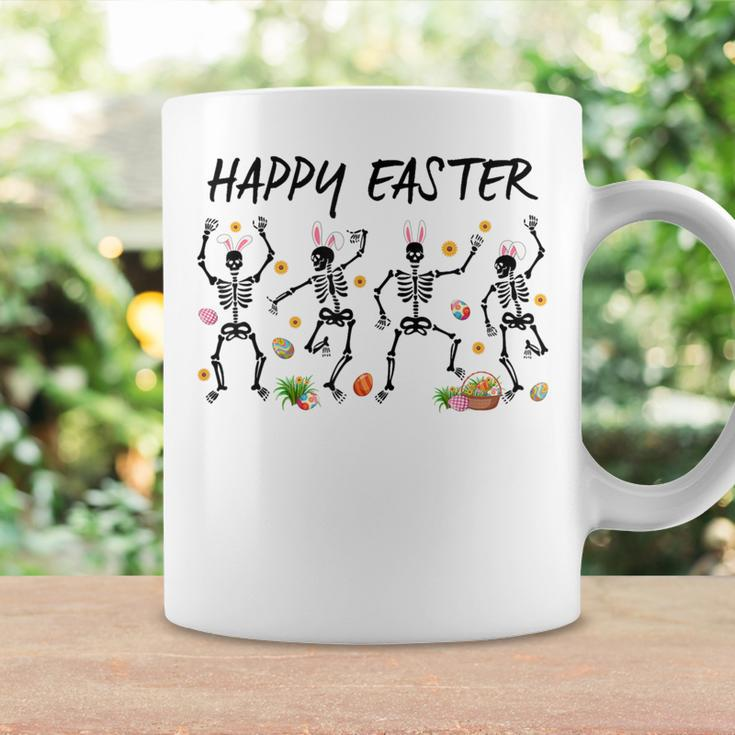 Dancing Skeletons With Bunny Ears & Easter Eggs Easter Day Coffee Mug Gifts ideas