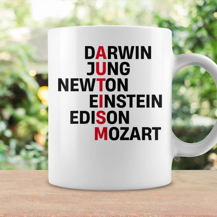 Darwin Jung Newton Einstein Edison Mozart Autism Awareness Coffee Mug Gifts ideas