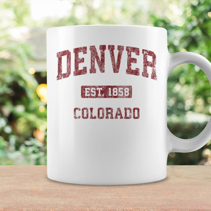 Denver Colorado Co Vintage Athletic Sports Coffee Mug Gifts ideas