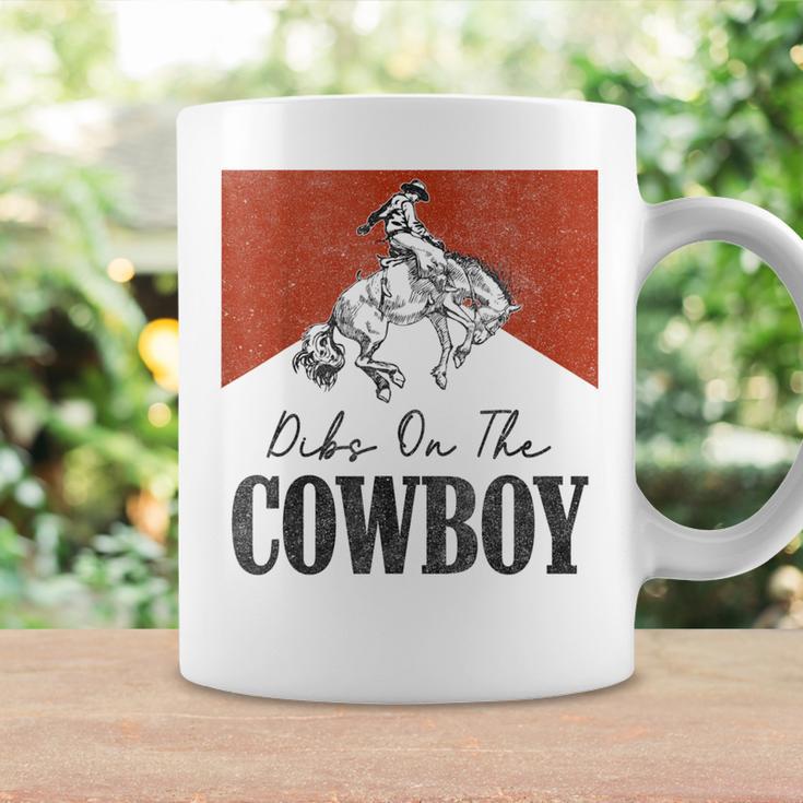 Dibs On The Cowboy Vintage Western Rodeo Country Cowgirls Coffee Mug Gifts ideas