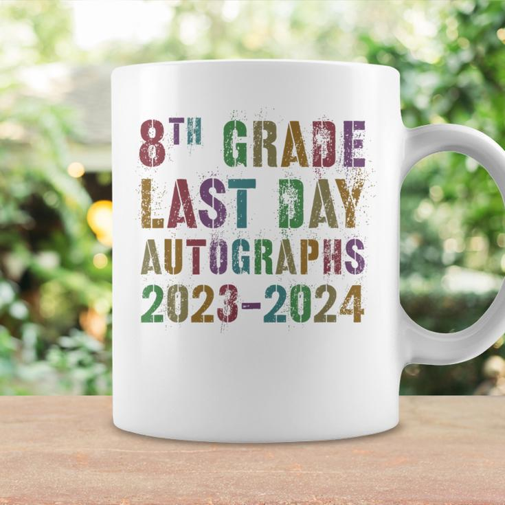 Diy Eighth Grade Autographs 2024 Last Day Signature Coffee Mug Gifts ideas