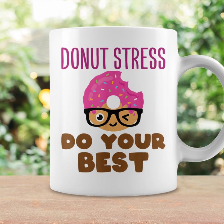 Donut Stress Do Your Best Teacher Test Day Coffee Mug Gifts ideas