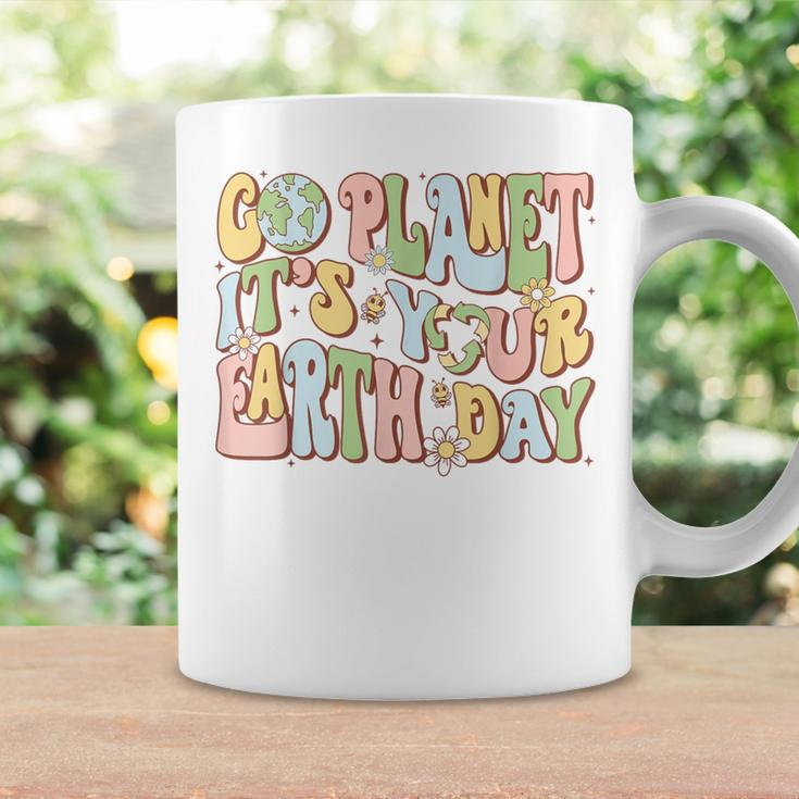 Earth Day Go Planet It's Your Earth Day Groovy Coffee Mug Gifts ideas