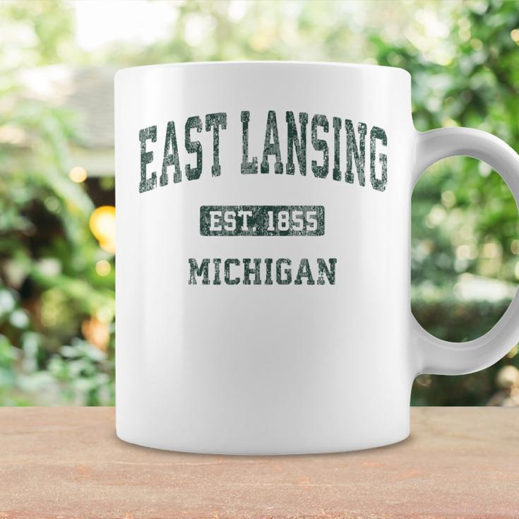East Lansing Michigan Mi Vintage Athletic Sports Coffee Mug Gifts ideas