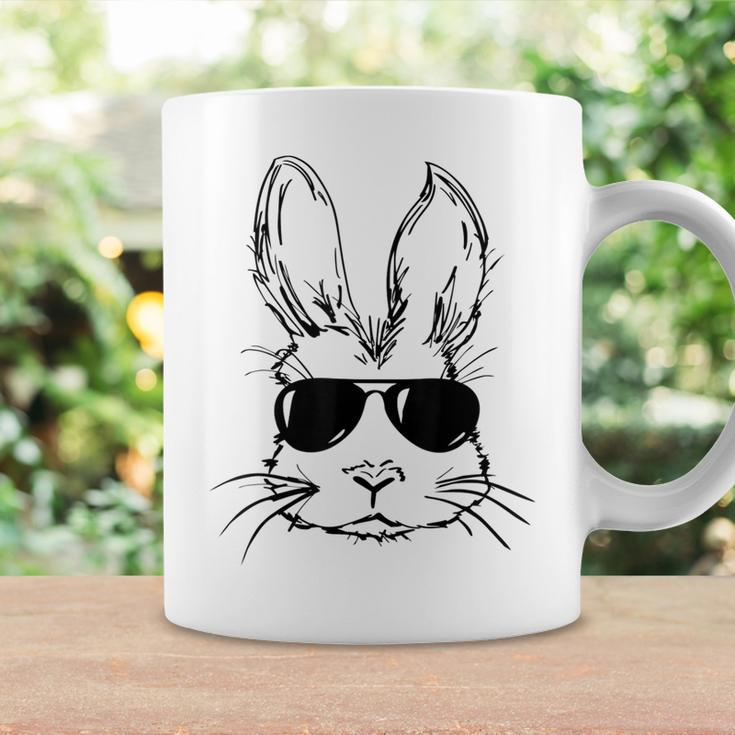 Easter Day Bunny Face With Sunglasses Men Boys Kids Easter Coffee Mug Gifts ideas