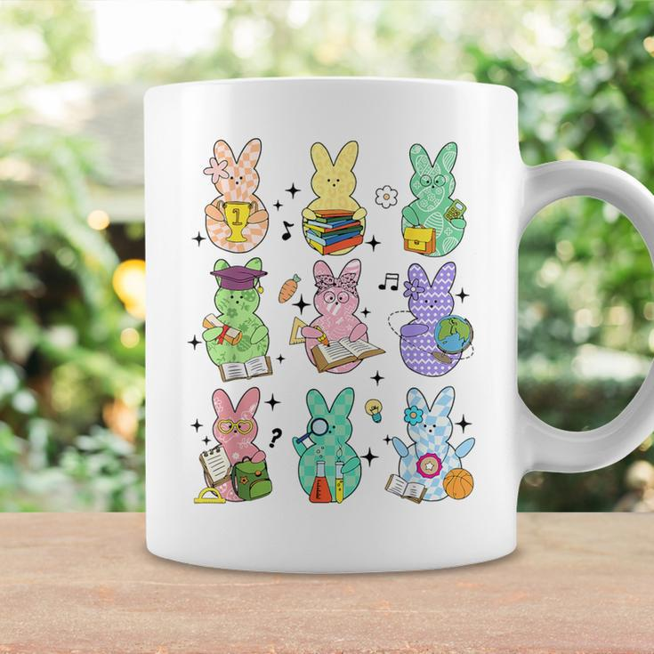 Easter Teacher Bunny Happy Easter Egg Retro Teacher Women Coffee Mug Gifts ideas