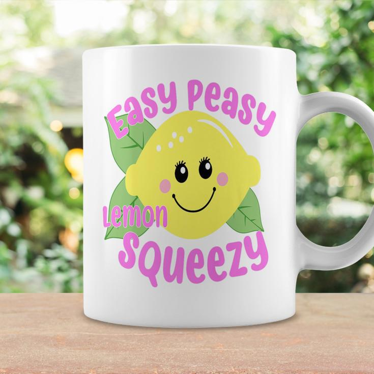 Easy Peasy Lemon Squeezy Fun Summertime Lemonade Lover Coffee Mug Gifts ideas