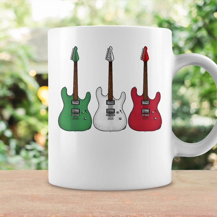 Electric Guitar Italian Flag Guitarist Musician Italy Coffee Mug Gifts ideas