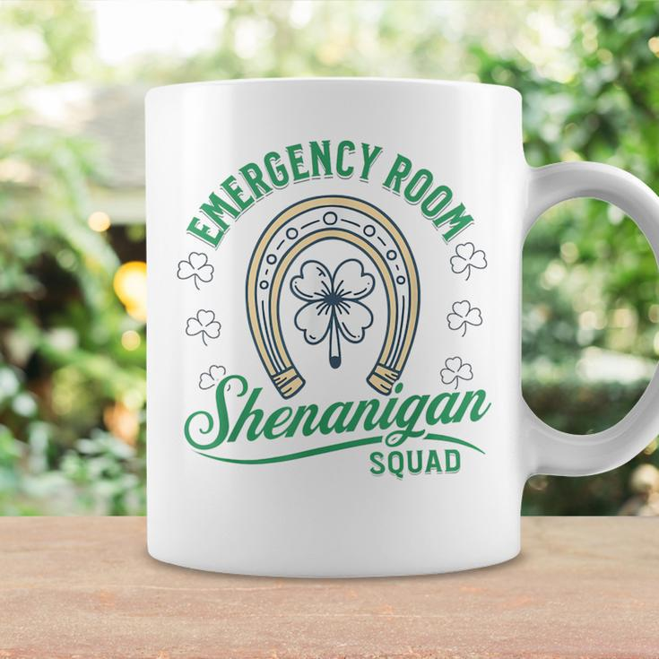 Emergency Room Shenanigans Squad St Patrick's Day Er Tech Coffee Mug Gifts ideas