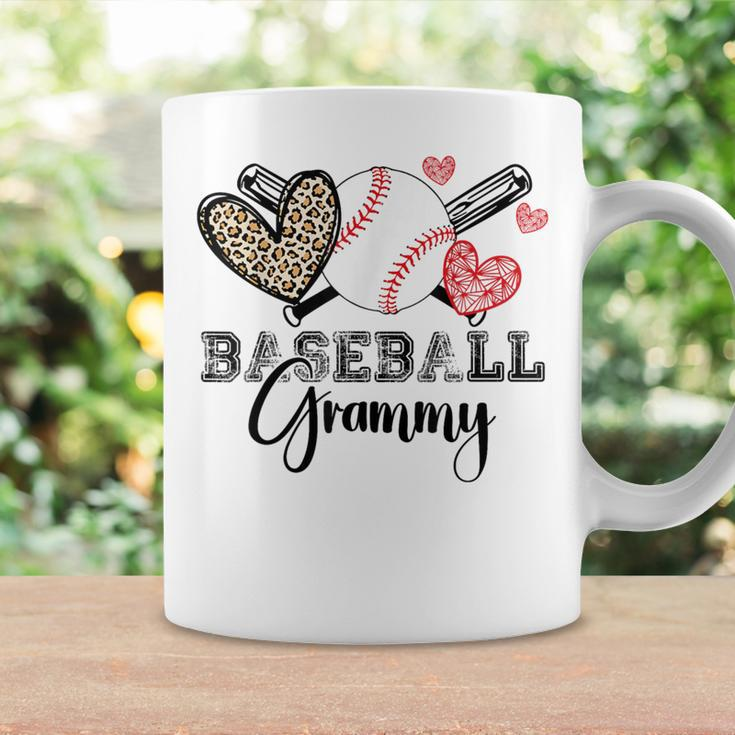 Family Baseball Grammy Heart Baseball Grandma Coffee Mug Gifts ideas