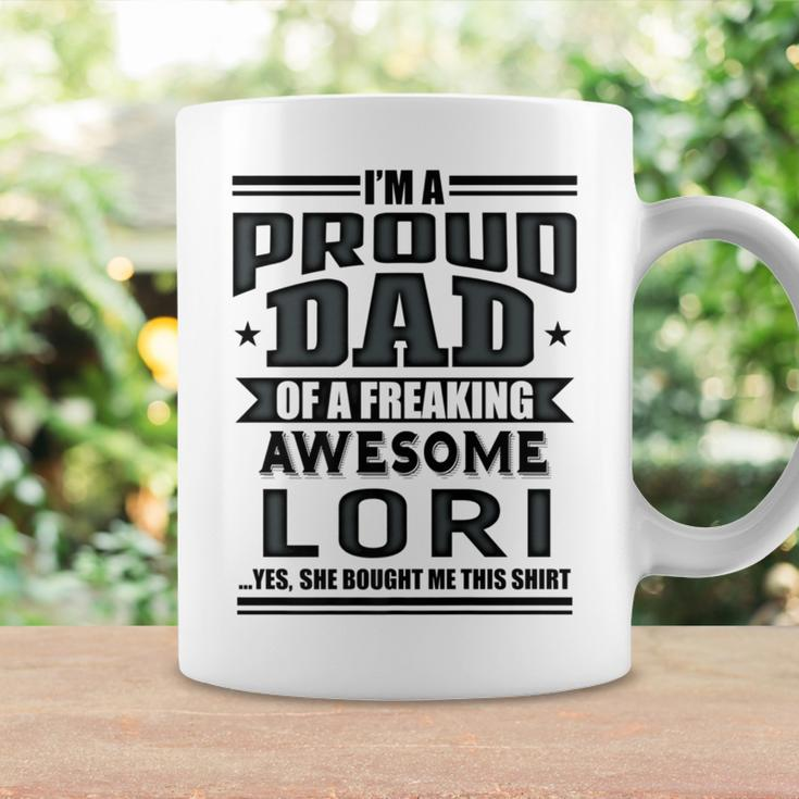 Family Father's Day Dad Daughter Lori Name Men Coffee Mug Gifts ideas
