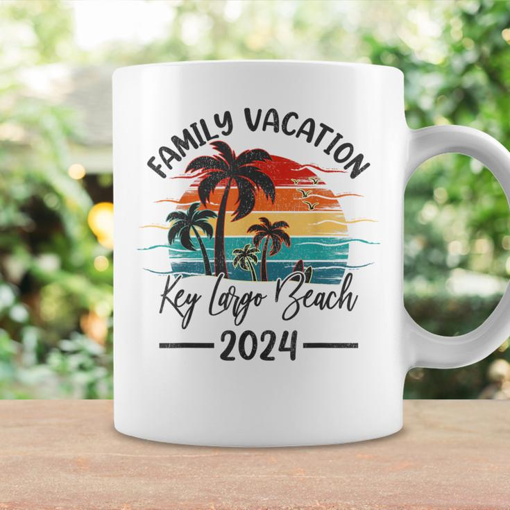 Family Vacation 2024 Vintage Florida Key Largo Beach Coffee Mug Gifts ideas
