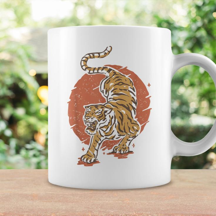 Fearless Japanese Tiger Sun Vintage Coffee Mug Gifts ideas