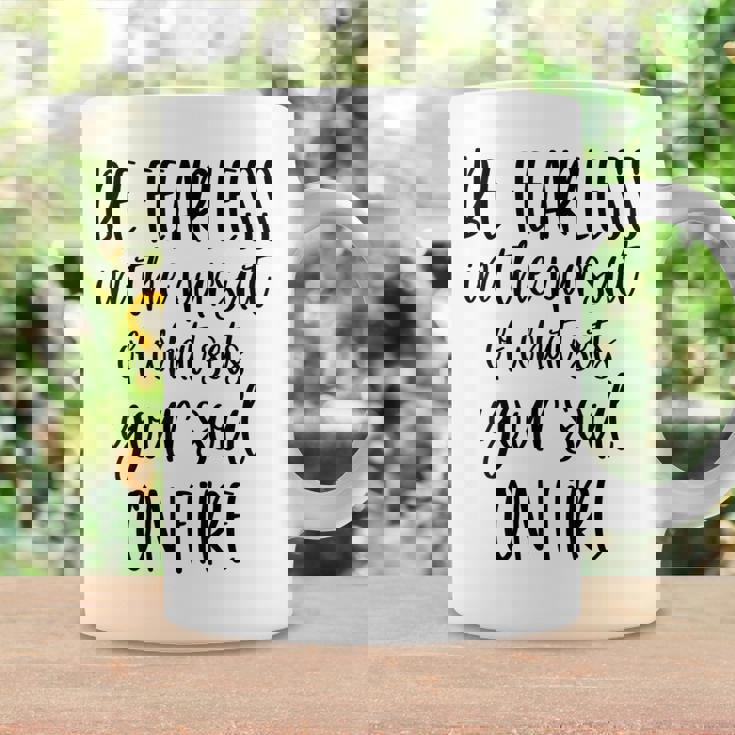 Be Fearless Wholesome Family Positive Coffee Mug Gifts ideas
