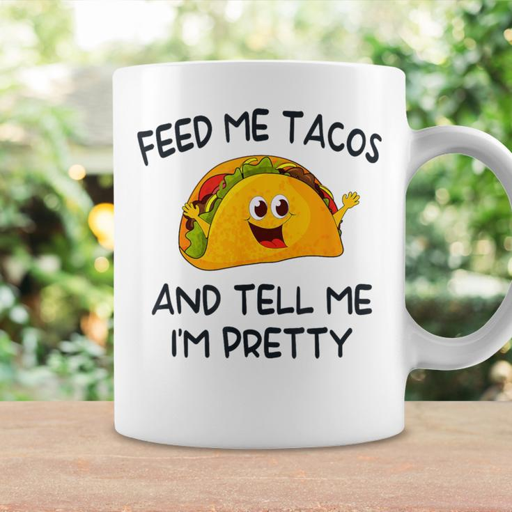 Feed Me Tacos And Tell Me I'm Pretty Toddler Vintage Taco Coffee Mug Gifts ideas