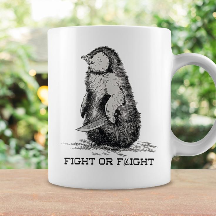 Fight Or Flight Penguin Pun Meme Coffee Mug Gifts ideas