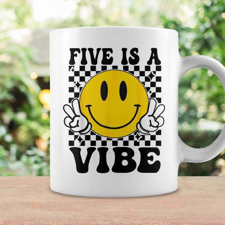 Five Is A Vibe 5Th Birthday Groovy Boys Girls 5 Years Old Coffee Mug Gifts ideas