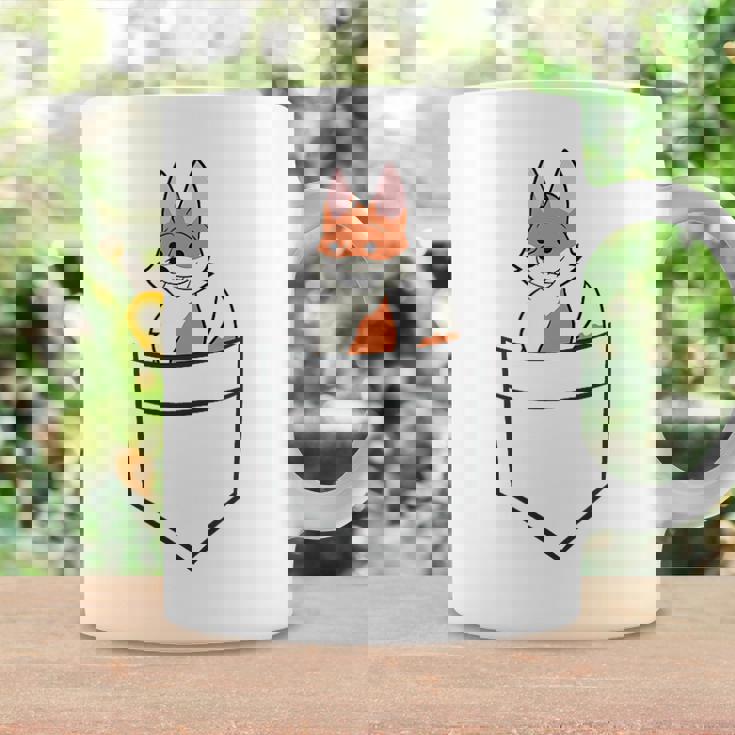 Fox In The Pocket Cute Baby Pocket Fox Coffee Mug Gifts ideas