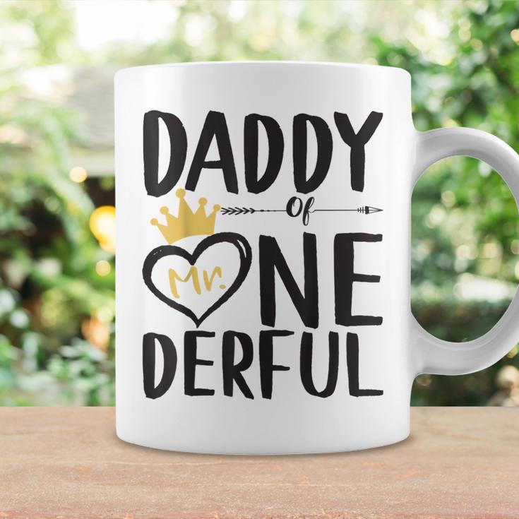 Daddy Of Mr Onederful 1St Birthday Boy Matching Coffee Mug Gifts ideas