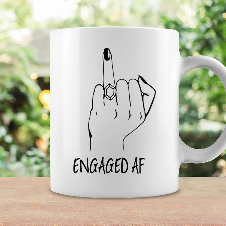 Engaged Af Bride Finger Future Engagement Diamond Ring Coffee Mug Gifts ideas