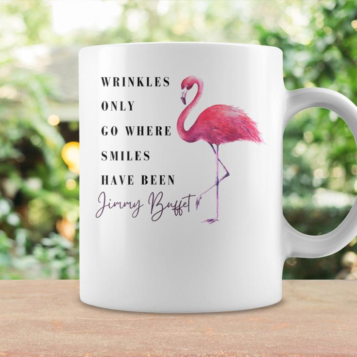 Flamingo Wrinkles Only Go Where Smiles Have Been Coffee Mug Gifts ideas