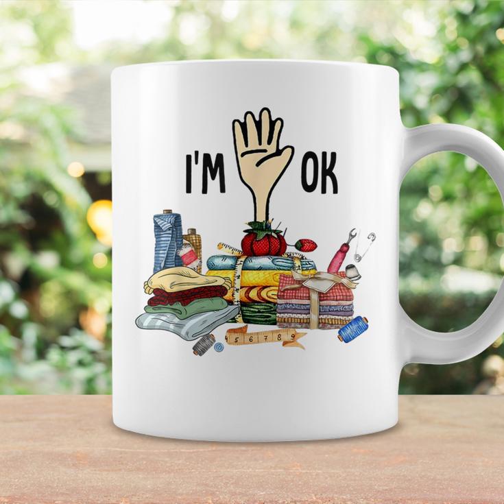 I'm Ok Quilting Loves Coffee Mug Gifts ideas