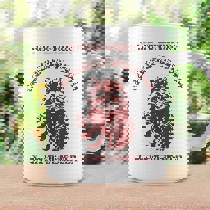 Meme Raccoon Trash Panda Smart Fella Or A Fart Smell Coffee Mug Gifts ideas