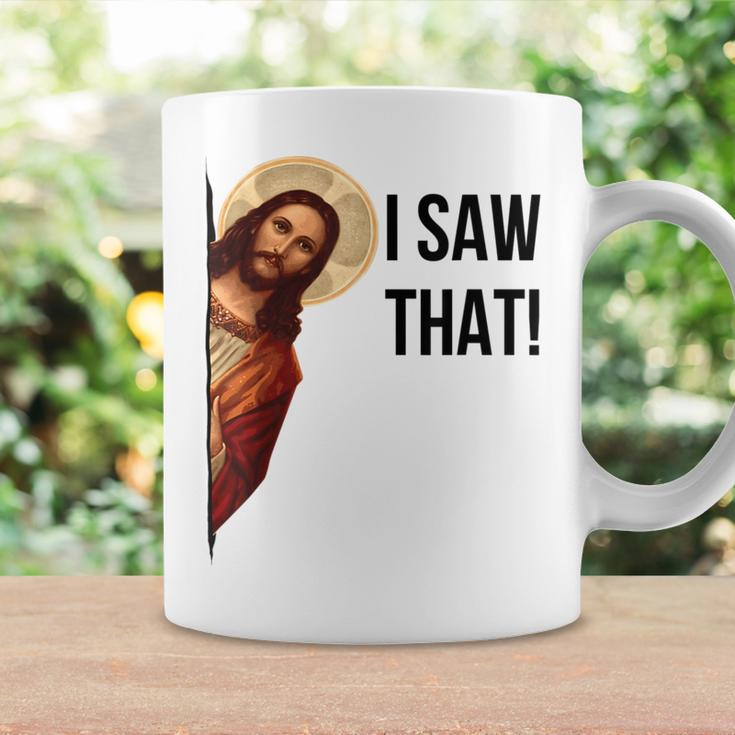 Quote Jesus Meme I Saw That Christian God Womens Mens Coffee Mug Gifts ideas