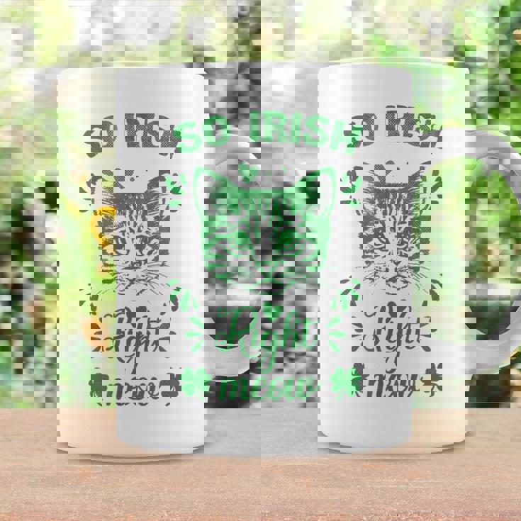 St Patrick's Day So Irish Right Meow Shamrocks Coffee Mug Gifts ideas