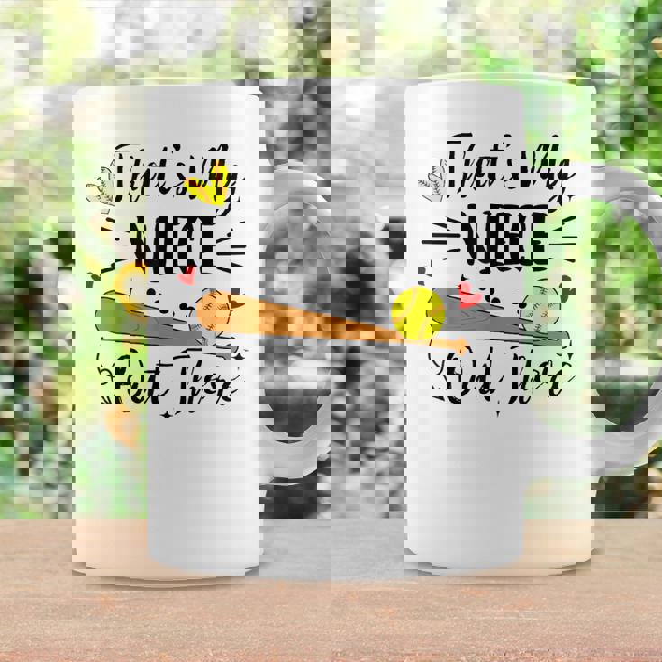 That's My Niece Out There Softball Grandma & Grandpa Coffee Mug Gifts ideas