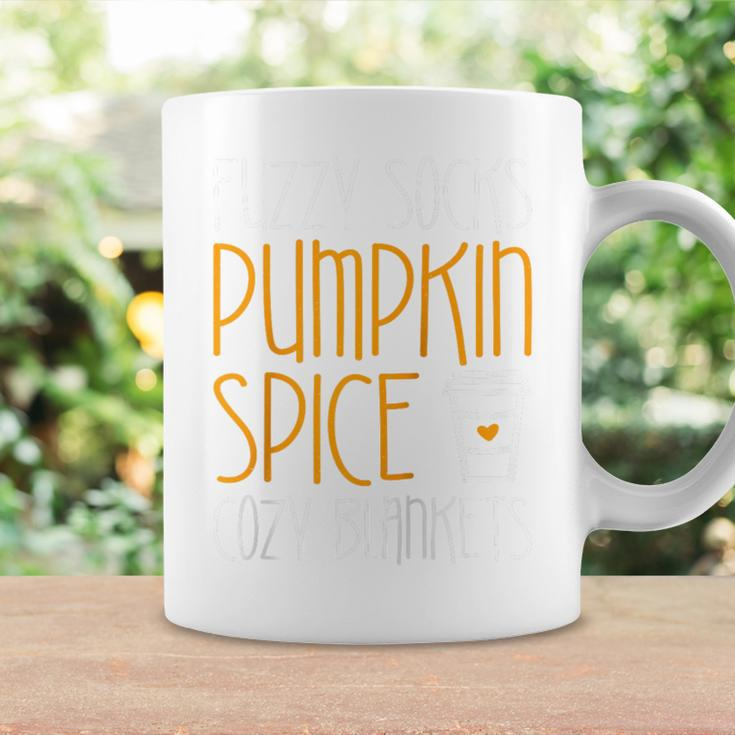 Fuzzy Socks Pumpkin Spice Cozy Blankets Fall Season Coffee Mug Gifts ideas