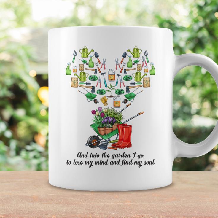 Into The Garden I Go Gardening Tools Heart Outdoor Gardening Coffee Mug Gifts ideas