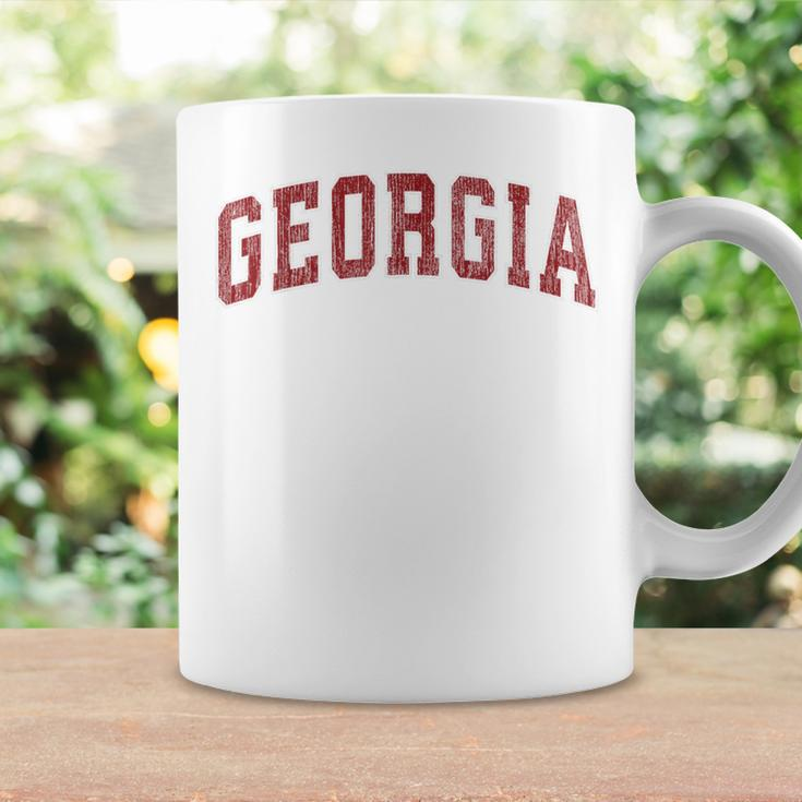 Georgia Ga Vintage Athletic Sports Red Style Coffee Mug Gifts ideas
