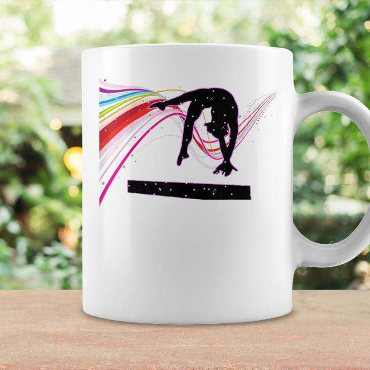 Girls Gymnastics Balance Beam Swirl Coffee Mug Gifts ideas
