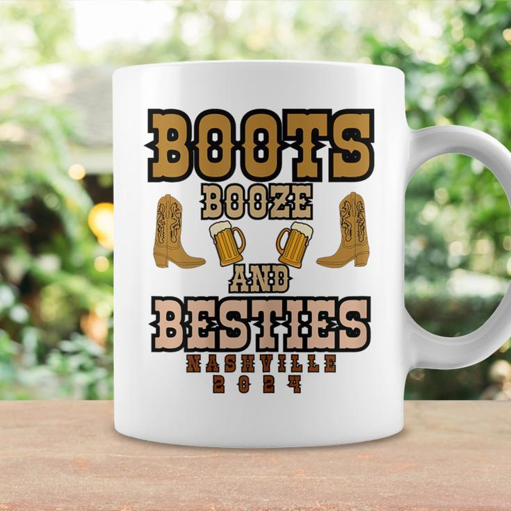 Girls Trip Nashville 2024 Boots Booze & Besties Weekend Coffee Mug Gifts ideas
