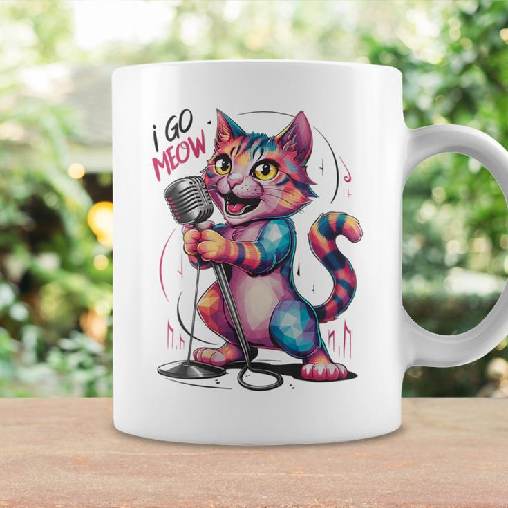 I Go Meow Colorful Singing Cat Coffee Mug Gifts ideas