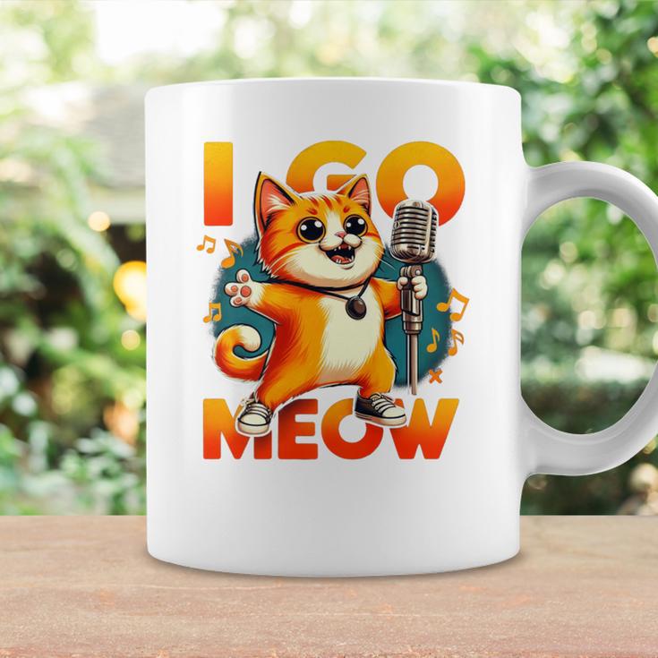 I Go Meow Singing Cat Meme Cat Lovers Cat Owner Outfit Coffee Mug Gifts ideas