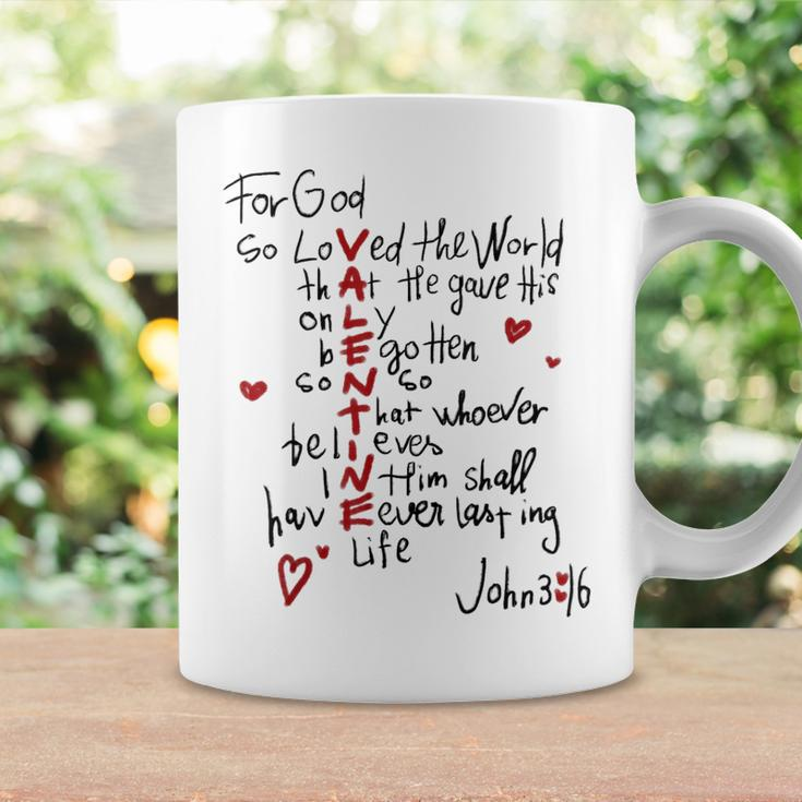 For God So Loved The World Valentine Christian Religious Coffee Mug Gifts ideas