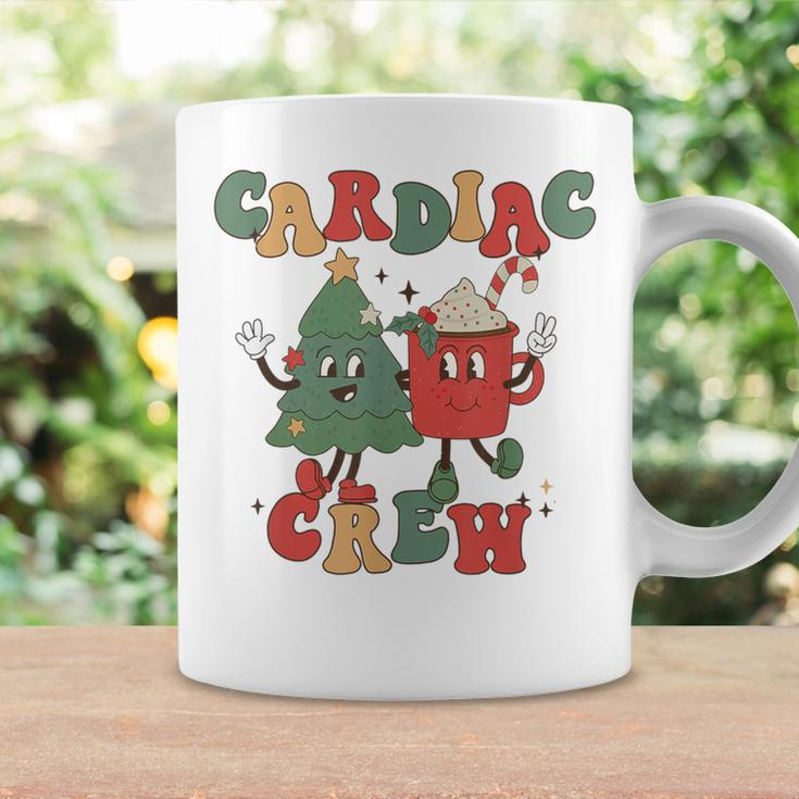 Groovy Cardiac Christmas Crew Christmas Cardiology Echo Tech Coffee Mug Gifts ideas