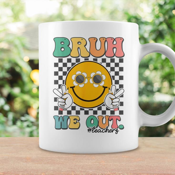 Groovy Last Day Of School Summer Smile Bruh We Out Teachers Coffee Mug Gifts ideas