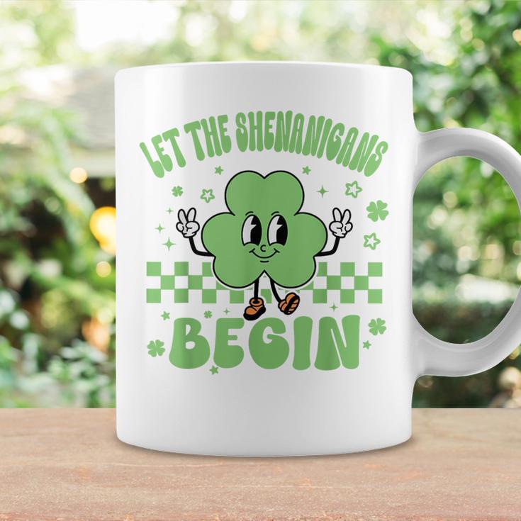 Groovy Let The Shenanigans Begin St Patricks Day Lucky Coffee Mug Gifts ideas