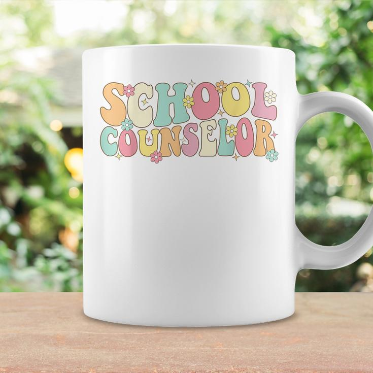 Groovy School Counselor Back To School Teacher Counseling Coffee Mug Gifts ideas