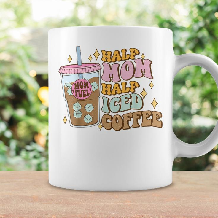Half Mom Half Iced Coffee Coffee Mug Gifts ideas