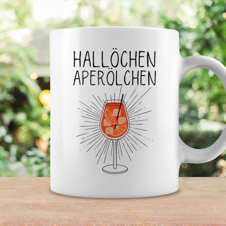 Hallöchen Aperölchen Spritz Carnival Party White Tassen Geschenkideen